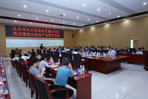 “瓜香引凤聚商机 政企联动促发展”北京大兴庞各庄镇 2025 年西瓜季政企联动产业推介活动圆满举行(图2)